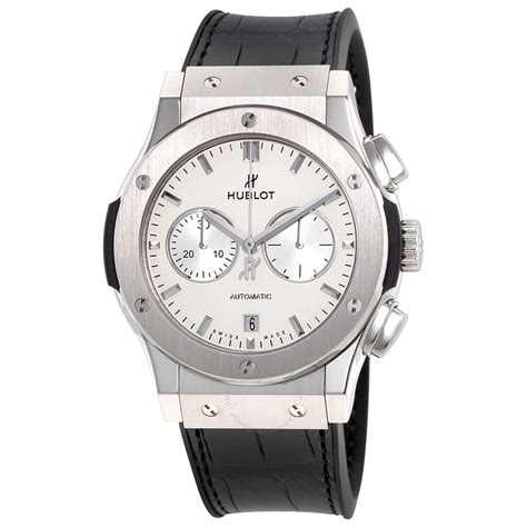 Hublot Classic Fusion Silver Dial Automatic Men's Chrongraph